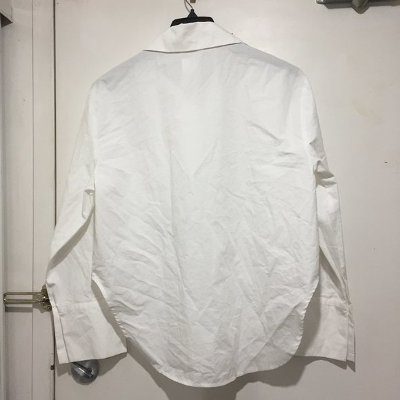 BEIGE BOTANY CLASSIC WHITE BLOUSES SIZE S/M - Picture 7 of 7